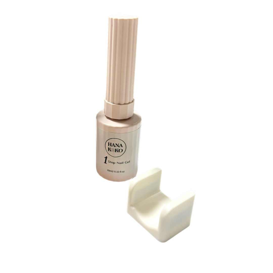 One-Step Nail Gel Pink Cat Eye 5-in-1 Nail Gel Polish (UV needed)