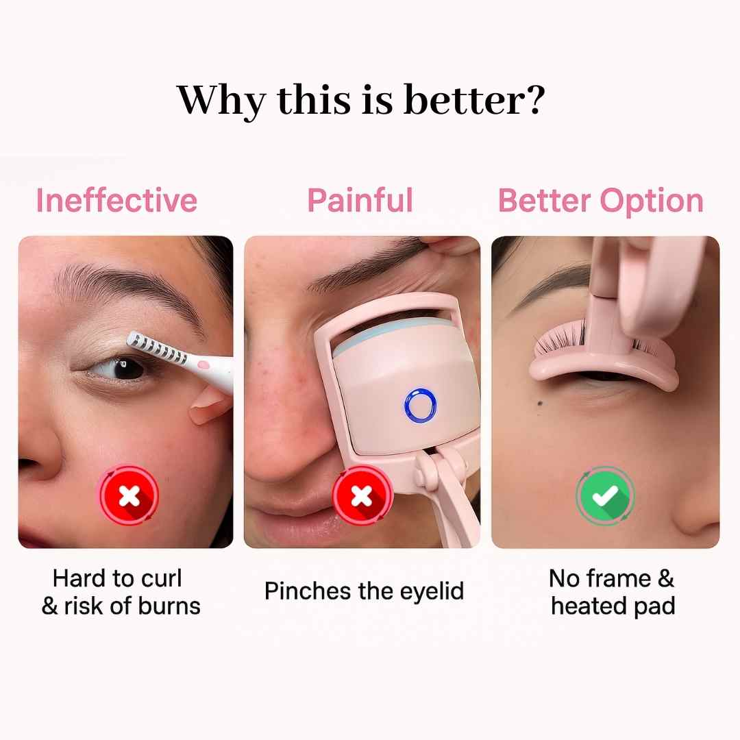 Wide-Angle Heated Lash Curler