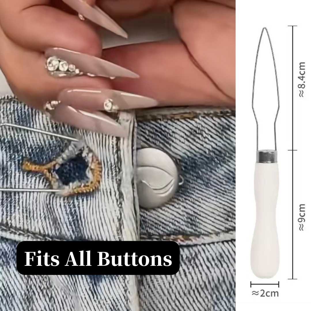 Button Helper — Easy Buttoning Tool for Long Nails
