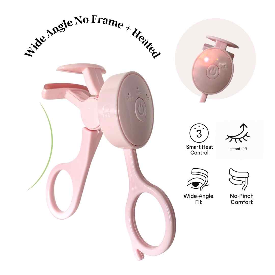 Wide-Angle Heated Lash Curler