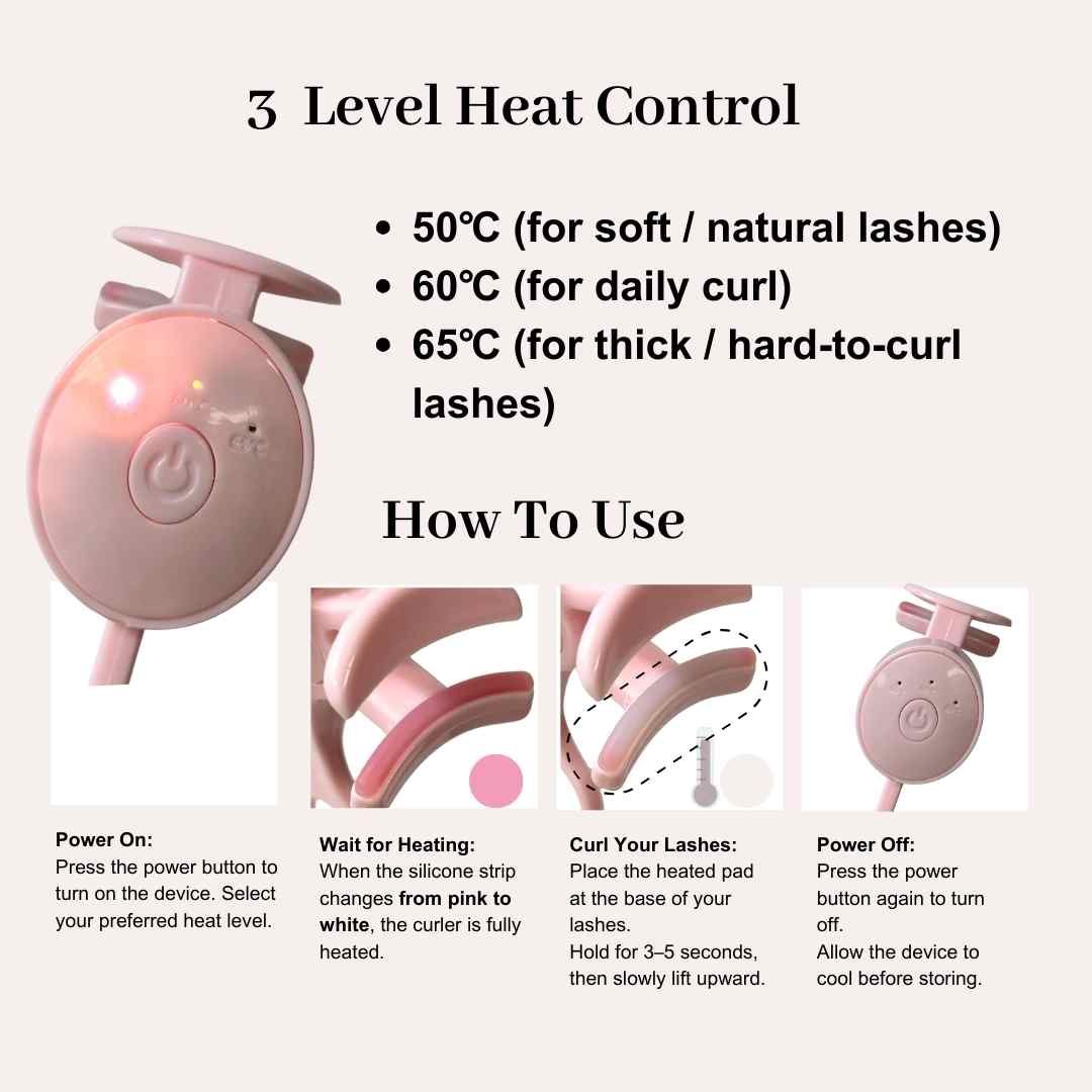 Wide-Angle Heated Lash Curler