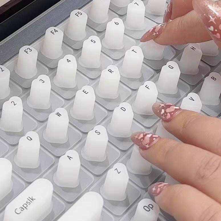 3D Keyboard Cover For Long Nails