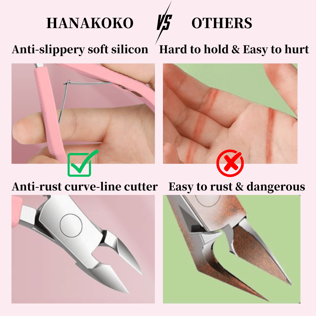 Silicone Handle Curved Cutter – Precision Nail Nippers