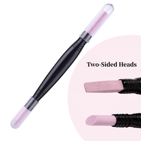 Double-ended Ceramic Cuticle Pusher